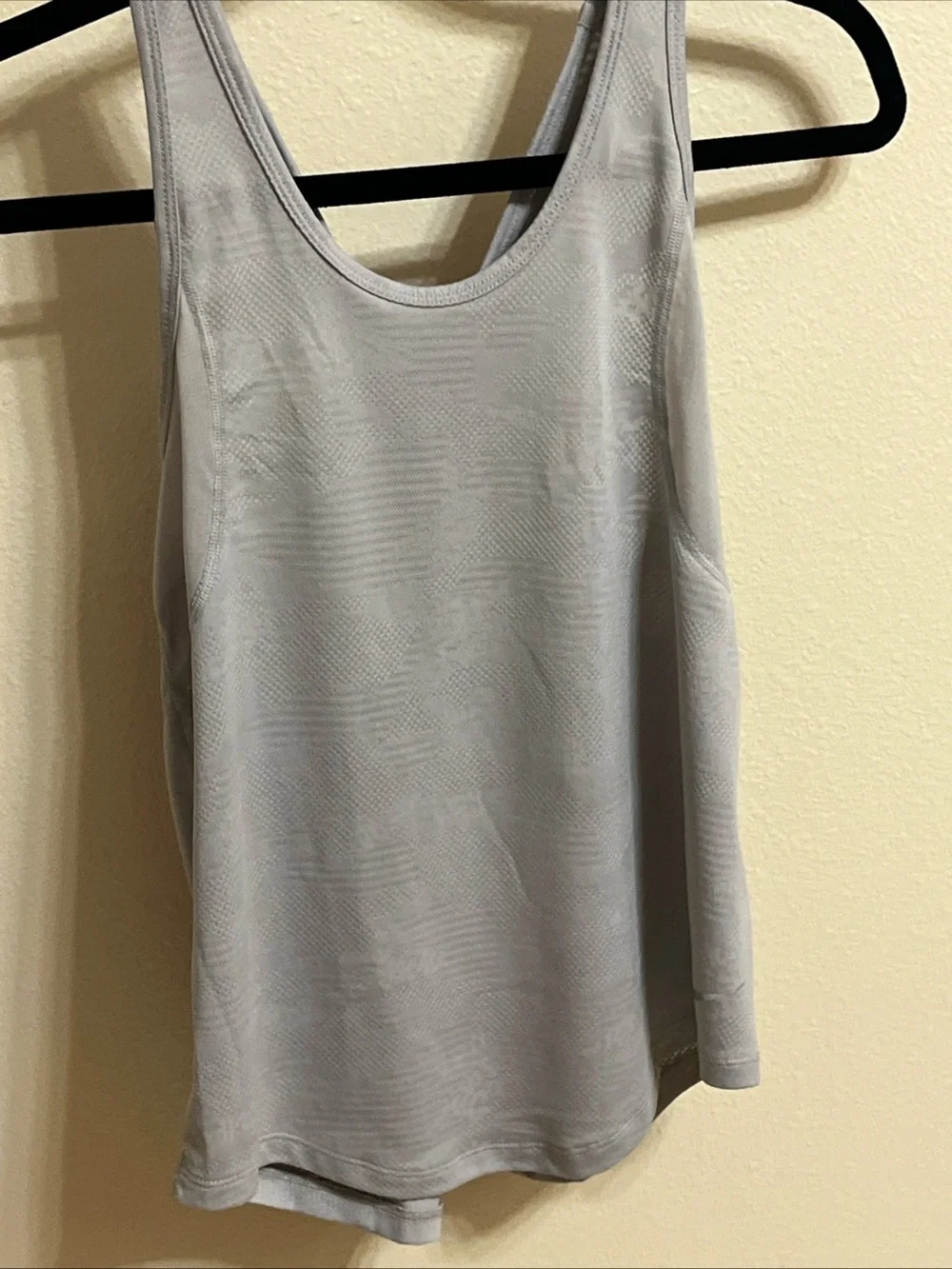 Women’s Grey Nike Dri-Fit Racerback Tank Top - Lightweight Scoop Neck